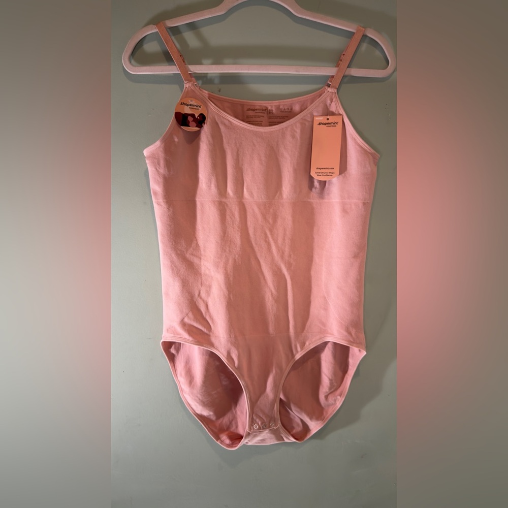 Shapermint Essentials Women's Pink Smoothing Bodysuit Tank Top Style Size 3XL - Picture 4 of 13